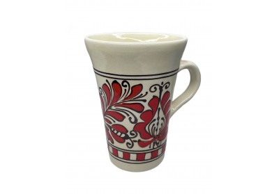 Cană ceramică de Corund pictată manual